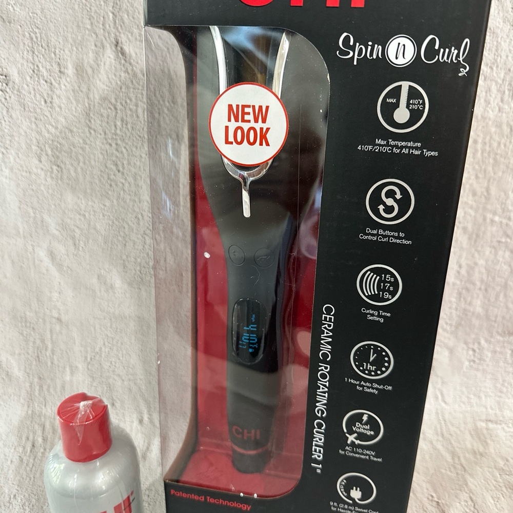 CHI Spin N Curl Ceramic Rotating Curler